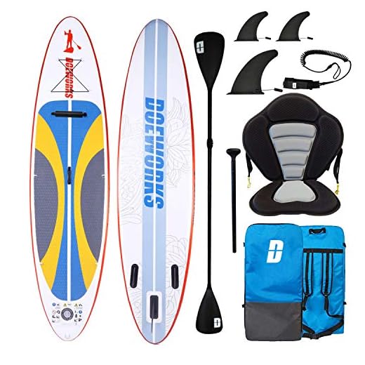 DURAERO Aufblasbare SUP Board Stand up Paddling,2019 Surfboard