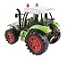 Farm Toy Farming Toy Fun Playset with Tractor, Farm Figure's, Cow, Horse, Tree, Road Signs, Milk Station, Barn, Wheel Barrow