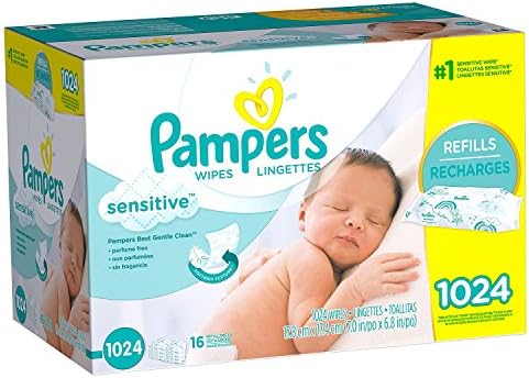 Product of Pampers Sensitive Baby Wipes (1024 ct.) - Baby Wipes [Bulk Savings]