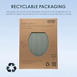 AQUALONA Premium Sage Toilet Seat Soft Close Moulded Wood Hinges 42x35 view 7