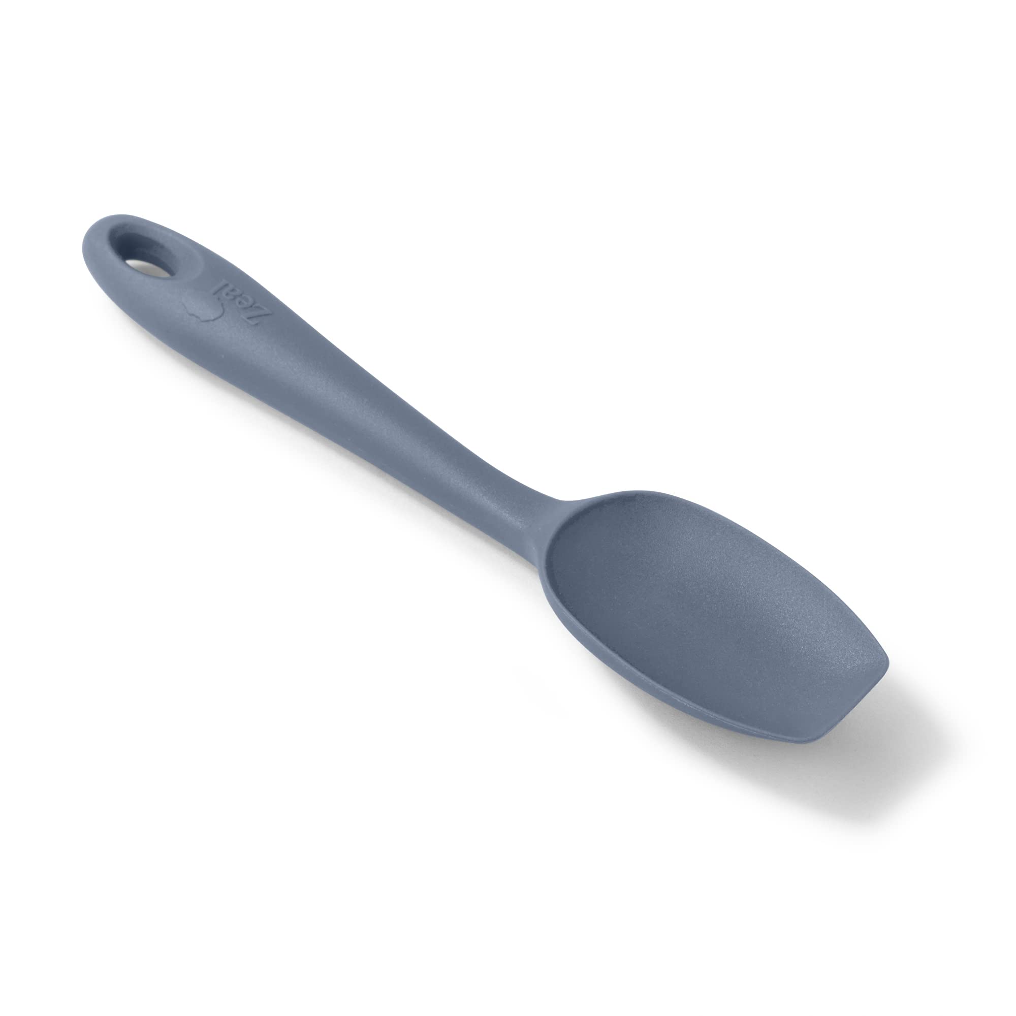 Zeal J221K Silicone Non-Stick Flat Ended, Flexible Spatula Spoon (20cm) - Provence Blue — image 1