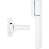 Wright Products - Free Hanging Screen &amp; Storm Door Handle, White | Replacement latch for broken Screen and Storm Door Latches/Handes , No Lock-Out Technology, Modern Design, Easy Installation
