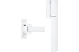 Wright Products - Free Hanging Screen and Storm Door Handle, Replacement Latch Handle for Screen and Storm Doors, No Lock-Out Technology, Easy Installation, Modern Design (Modern, White)