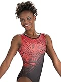 GK Girls Tribal Gymnastics Leotard - Adult Extra Small