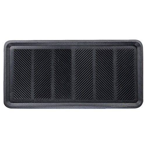 SafetyCare Heavy Duty Flexible Rubber Boot Tray, Multi-Purpose for Shoes, Pets, Garden - 32 x 16 Inches - 1 Mat