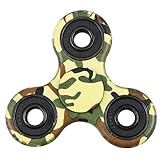 EVERMARKET New Style Premium Tri-Spinner Fidget Toy With Premium Hybrid Ceramic Bearing -Green Camo