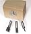 MLCS 8376 Plywood Straight Router Bit 3-Piece Boxed Set