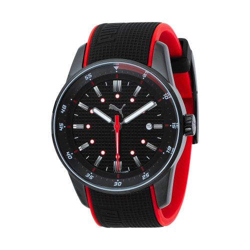 PUMA Men's PU101021001 Motor Sport Collection Top Race 3-HD Watch