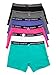 Barbra Women's 6 Pack Various Style of Cotton Sports Boy Shorts Panties
