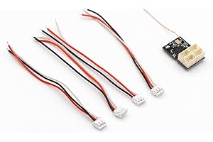 MLRPGO Flysky FS-R4M 2.4GHz 4Ch ANT Protocol Single Antenna PWM Output RC Receiver for FS-G7P Transmitters Mini Micro RC Car