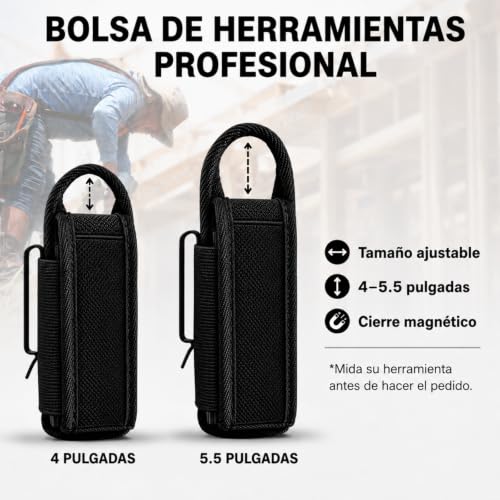 GFHTVD Funda para Navaja, Funda Multiherramienta para Cuchillo, Compatible con Leatherman, Victorinox, Gerber y Otras multiherramientas de hasta 4.5 Pulgadas, Apto para Uso Diario y al Aire Libre