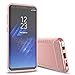 SKYLMW Galaxy S8 Case,Samsung Galaxy S8 Case, Impact Resistant Shock-Absorption Case,Dual Layer Armor Full-Body Protective Case for Samsung Galaxy S8 Rose Gold