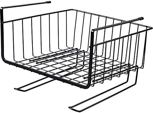 バスケット 吊り下げ収納 吊り戸棚下収納ラック ステンレス製 多機能 収納カゴ 便利なシンク下収納棚 食器棚 ネジ止め不要