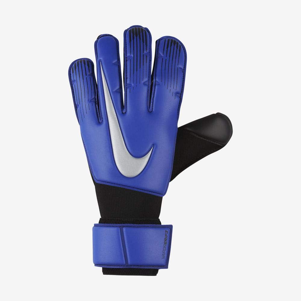 NIKE Goalkeeper Vapor Grip3 Guantes de fútbol, Unisex Adulto, Racer Blue/Black/Metallic Silver, 6: Amazon.es: Deportes y aire libre