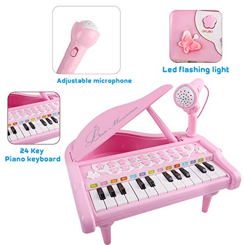4 Piano+Girls+Keyboard+Microphone1+4+Christmas