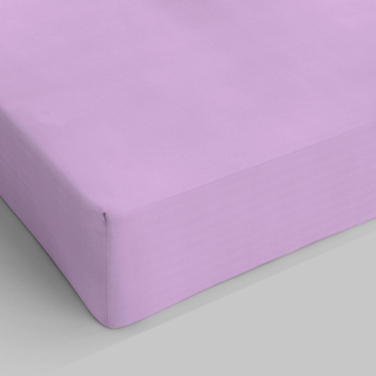 Sogni e Capricci Max Color Fitted Sheet with 25cm Corner, lillac, single — image 1