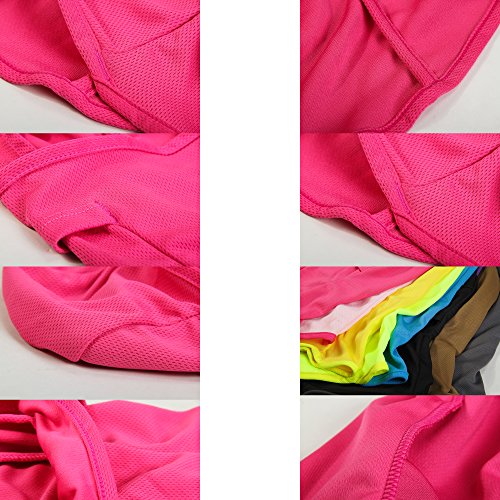 LEAGY Uniquely Versatile It Can Be Worn in up to 6 Different Ways Protection, Comfort Fun. Multi-functional Headwear, Multi-purpose Sports Balaclava - Offers Wind Uv Protection (Rose Red) - Thumbnail 7