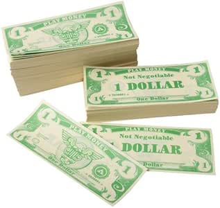 amazoncom 1000 pack of play money bills 1 dollar bills