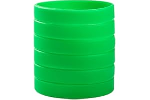 BRANDWINLITE Wholesale 6pcs/pack or 12pcs/pack Single Colors Blank Silicone Rubber Bracelets