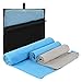 SiFREE 3 Packs Microfiber Towel, Fast Drying Gym Towels with Mesh Bag for Sports Travel Yoga Beach Swim