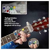 fuqimama New Guitar Learning System,Practrice Aid ChordBuddy Lesson, Quick Progression, Suitable for All Ages (A)