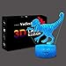 YeeSeeJee Dinosaur Toys Night Lights for Kids with 16 Colors Adjustable Remote & 7 Colors Dimmable Touch Velociraptor Dinosaur Gifts for Boys Age 2 3 4 5 6 7 8 Year Old Boy Gifts (Velociraptor 16CW)