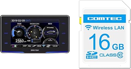 Amazon Co Jp コムテック Gps液晶レーダー探知機 Zero 706v 無料データ更新 移動式オービス ゾーン30対応 Obd2接続 ドライブレコーダー連携 Comtec Zero706v レーダー探知機 Zero 706v専用 無線lan内蔵sdhcカード Wsd16g 706v セット買い 車 バイク