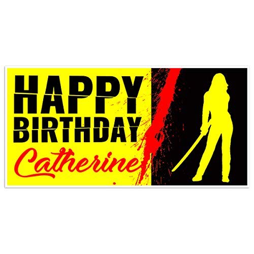 Amazon Com Kill Bill Movie Film Birthday Banner Party Decoration