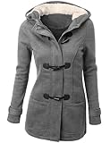 SJSP Womens Wool Blended Classic Pea Coat Jacket