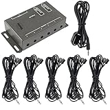Vastar IR Repeater Infrared Remote Control Extender Repeater Hidden IR Repeater System (Black)