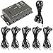 Vastar IR Repeater Infrared Remote Control Extender Repeater Hidden IR Repeater System (Black)