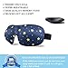 Sleep Mask for Woman & Man KAMOSSA Star Cute Contoured 3D Eye Mask Eye Cover for Sleeping, Total Darkness Sleeping Mask Free Earplugs & Carry Bag