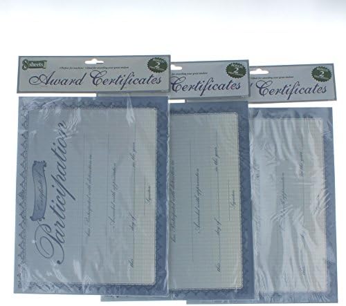 Lot of 24 Participation Award Certificates Student Reward Achievement