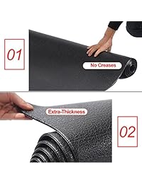 Treadmill Mat, egymcom Heavy Duty Eco-friendly PVC Ejercicio Equipo Alfombrilla Para Correr máquina de esquí Ejercicio Bicicleta Equipo, 2 tamaños disponibles