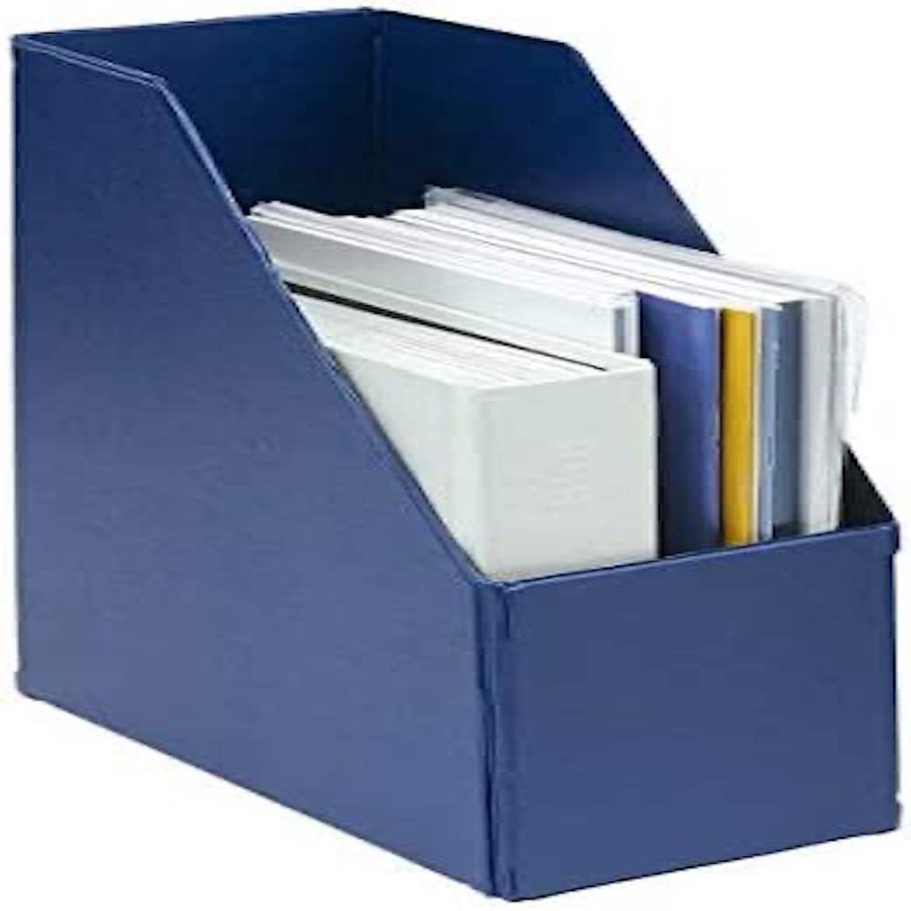 Elba Plastic Magazine File - Blue (Pack of 5)