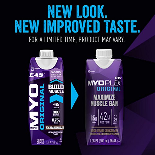 EAS Myoplex Original ReadyToDrink Protein Shake, Rich Dark Chocolate