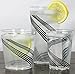 Corelle Coordinates by Reston Lloyd Urban Arc Acrylic Square Tumbler Glasses, 19-Ounce, Set of 6