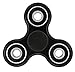 EVERMARKET Premium Tri-Spinner Fidget Toy With Premium Hybrid Ceramic Bearing - Black