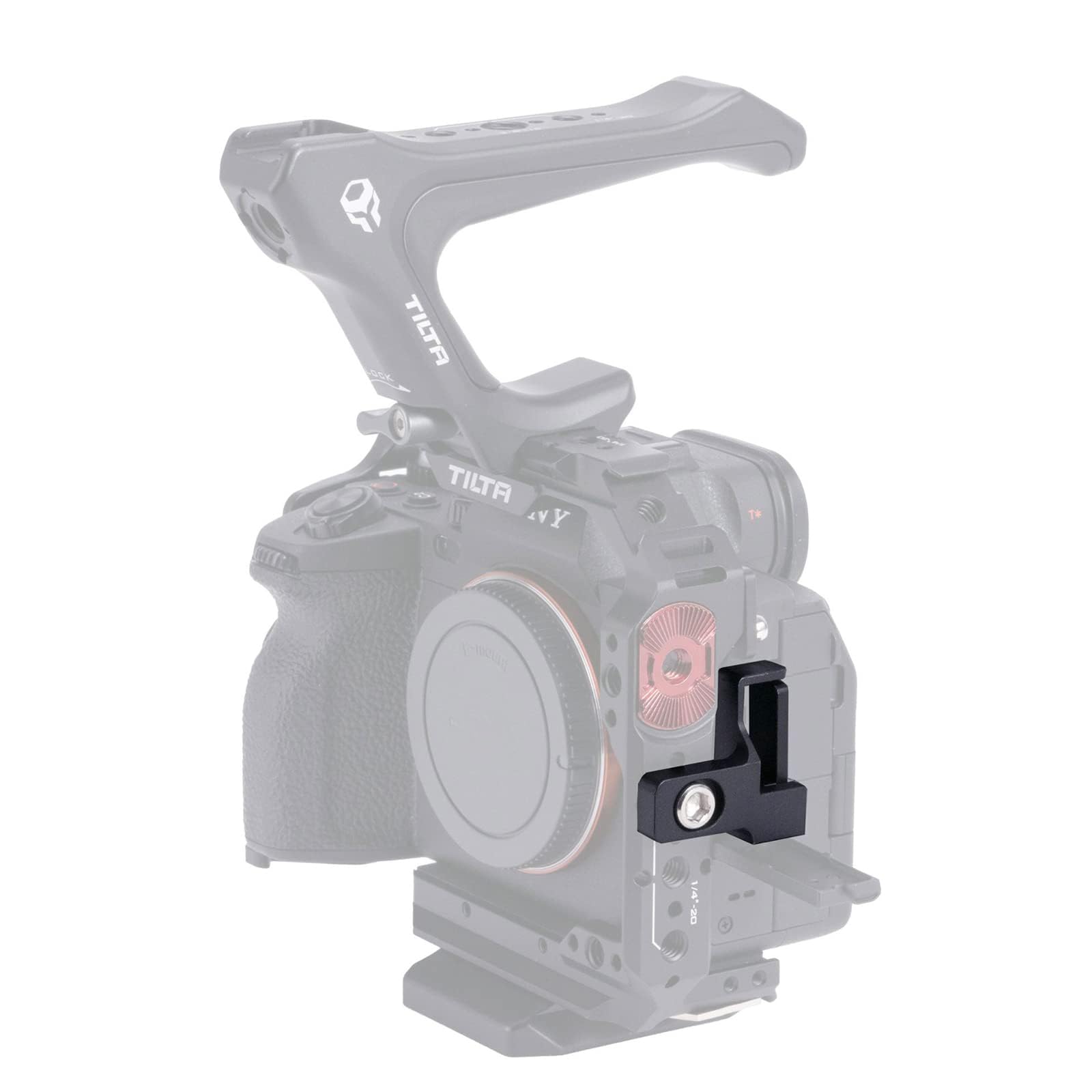 Tilta HDMI Cable Clamp Attachment Compatible with Sony A7 IV/A7S III Camera Cage Accessories - Black TA-T30-CC1-B