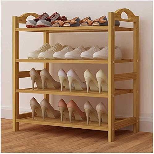 ZJZ Estante para Zapatos, Estante para Zapatos de bambú Estante de
