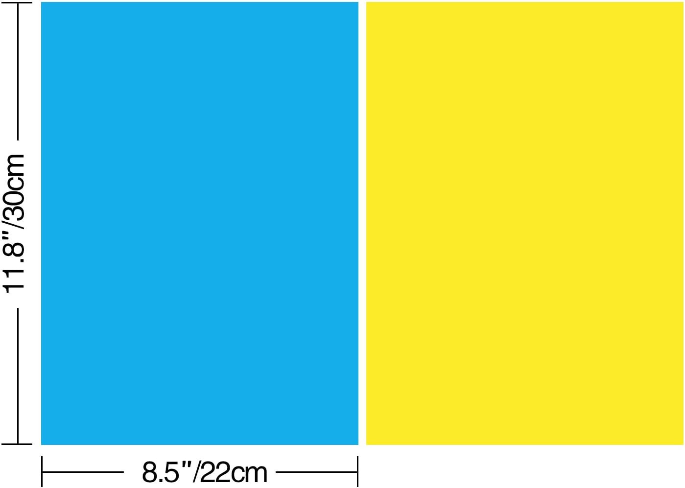 Outus Cellophane Wraps Cellophane Sheets Cello Sheets 11.8 by 8.5 Inch, 8 Colors, 104 Pieces: Home & Kitchen