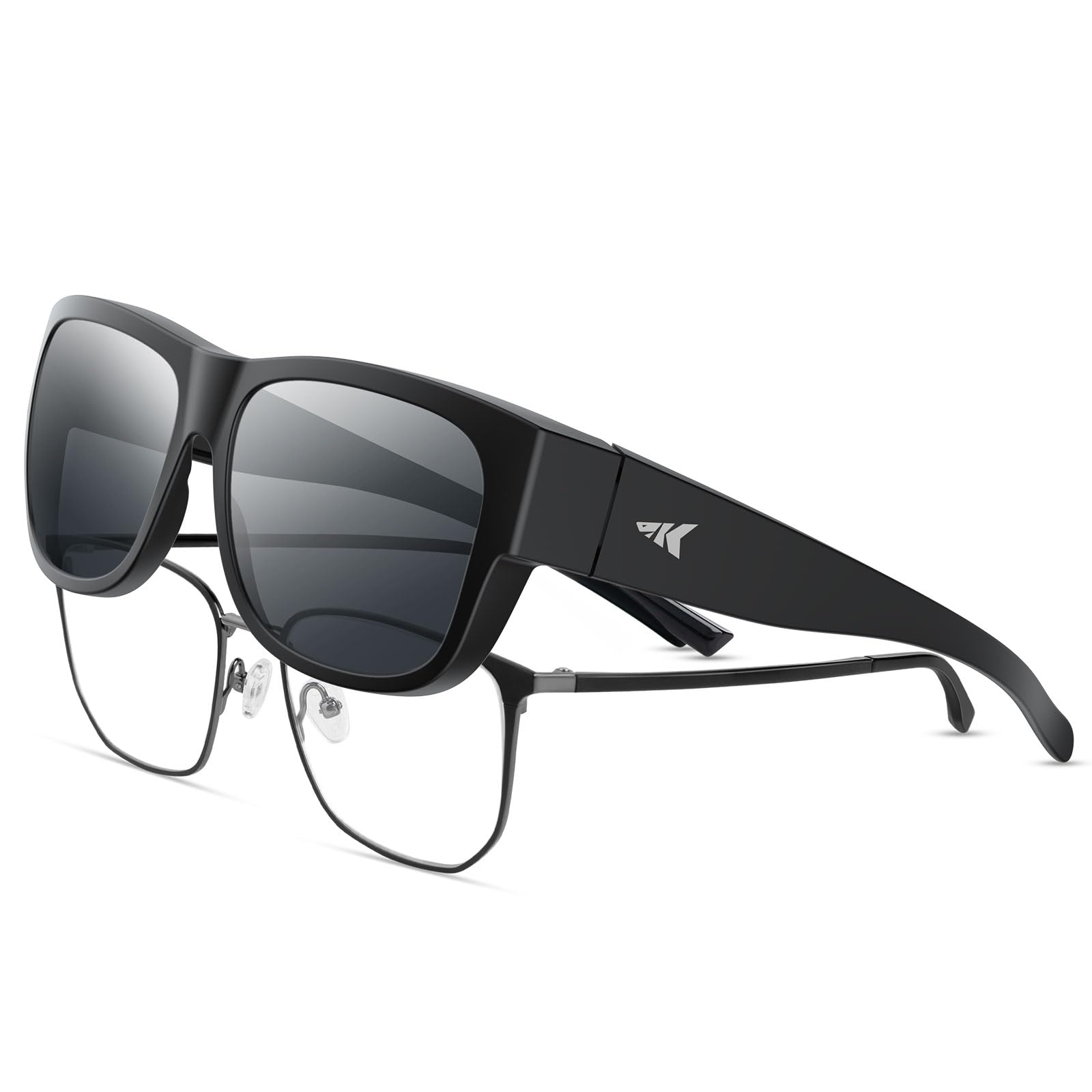 Photo 1 of KastKing Chariton Fit-Over Polarized Wrap Around Over Sunglasses for Men and Women, Ideal for Driving Fishing Cycling Running