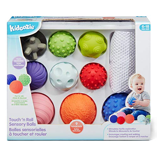 Kidoozie Touch 'n Roll Sensory Balls Developmental Toy for Infants