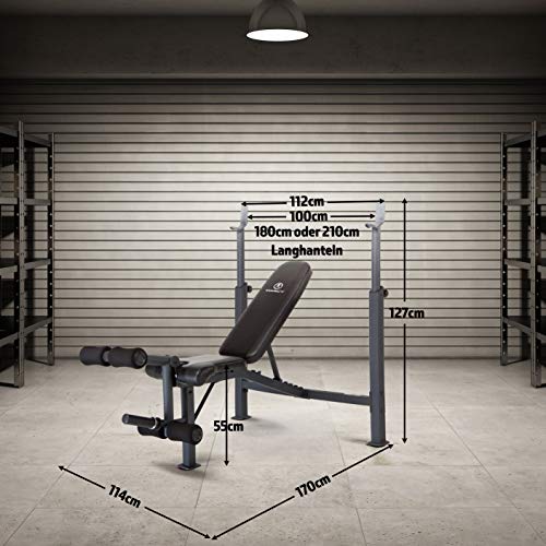 Marcy Competitor Adjustable Olympic Weight Bench with Leg Developer for  Weight Lifting and Strength Training C