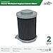 ZVac 2 Hoover Windtunnel Bagless Canister Style HEPA Filter Generic Part Replaces Part Numbers 925, F925, 59134033, S3755, S3765, 59134033 Fits: Dirt Cup of All Hoover Bagless Canisters