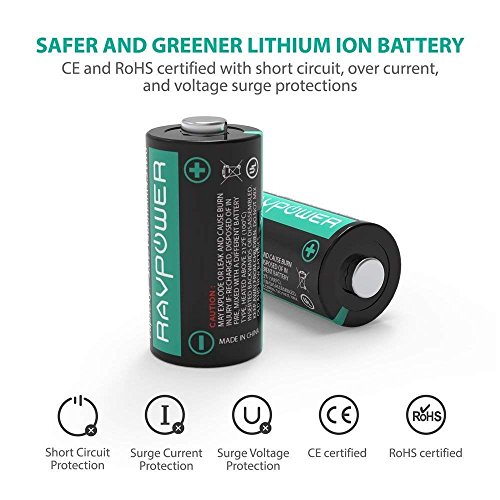 6 Batteries+RAVPower+Non+Rechargeable+Microphones+Flashlight