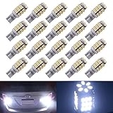 20 X T10 Wedge Side Trailer 42-SMD LED Pure White Interior Light 168 192 2825 194 921