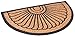 BirdRock Home 18 x 30 Half Round Natural Coir and Rubber Doormat - Natural Fibers - Outdoor Doormat - Keeps Your Floors Clean - Decorative Design - Non Brush Coir