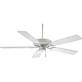 Minka-Aire F546-WH Contractor 42 Inch Pull Chain Ceiling Fan in White Finish