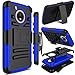 Motorola Moto E4 Case, Moto E 4th Generation Case, Zenic Full-Body Heavy Duty Shockproof Protective Hybrid Case Cover with Swivel Belt Clip and Kickstand for Moto E4 / G5 (Blue)